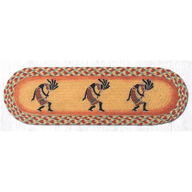 Capitol Importing 49-ST466K 27 x 8.25 in. Kokopelli Printed Stair Tread Rug