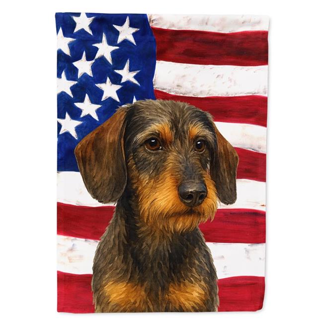 Carolines Treasures WDK6076CHF 40 x 28 in. Wirehaired Wild Boar Dachshund Ame...