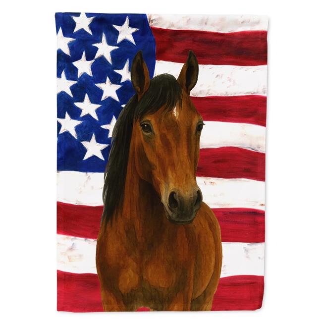 Carolines Treasures WDK6470CHF 40 x 28 in. Bay Andalusian Horse American Hous...