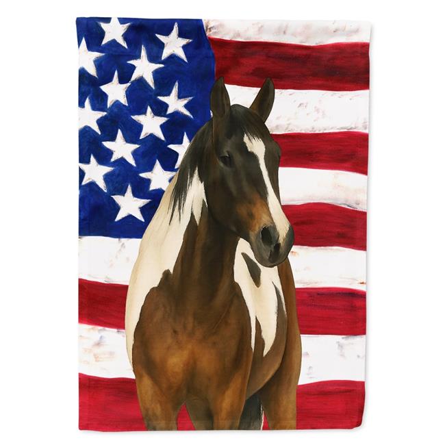 Carolines Treasures WDK6513CHF 40 x 28 in. Tobiano Paint Horse American House...