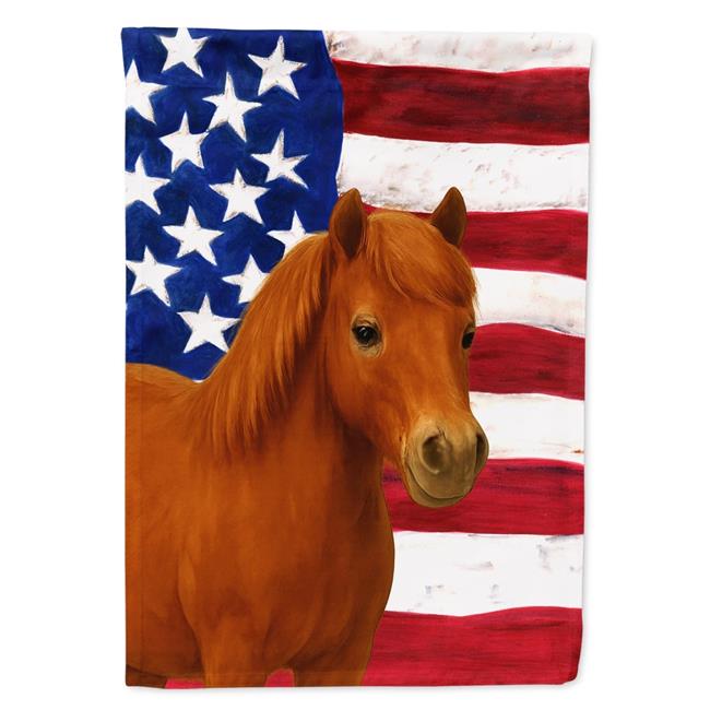 Carolines Treasures WDK6538CHF 40 x 28 in. Chestnut Welsh Pony American House...