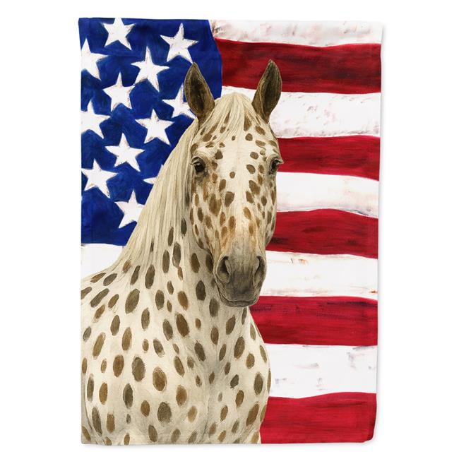 Carolines Treasures WDK6474CHF 40 x 28 in. Leopard Spot Andalusian Horse Amer...