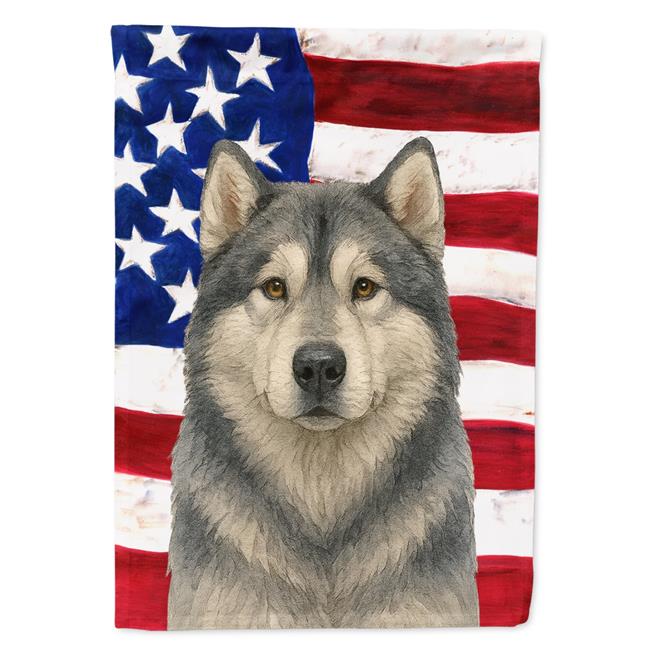Carolines Treasures WDK6216CHF 40 x 28 in. Gray & White Alaskan Malamute Amer...