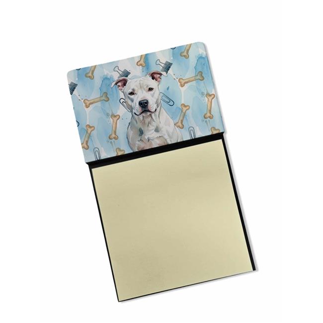 Carolines Treasures DAC9145SN 5.25 x 3.25 in. White American Staffordshire Te...