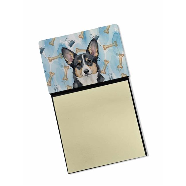 Carolines Treasures DAC9218SN 5.25 x 3.25 in. Black & White Cardigan Welsh Co...