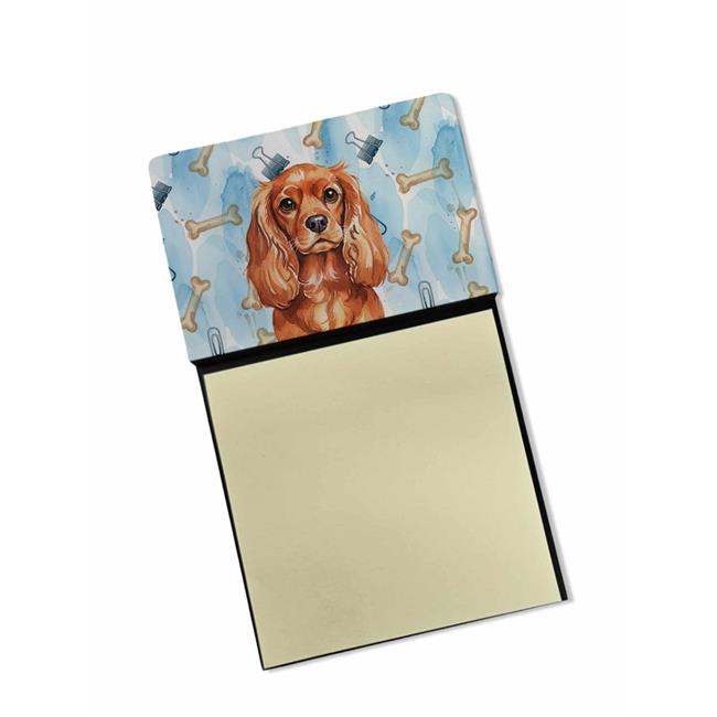 Carolines Treasures DAC9296SN 5.25 x 3.25 in. Ruby English Toy Spaniel Cowork...