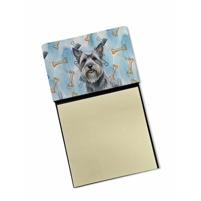 Carolines Treasures DAC9485SN 5.25 x 3.25 in. Gray Skye Terrier Coworker Wate...