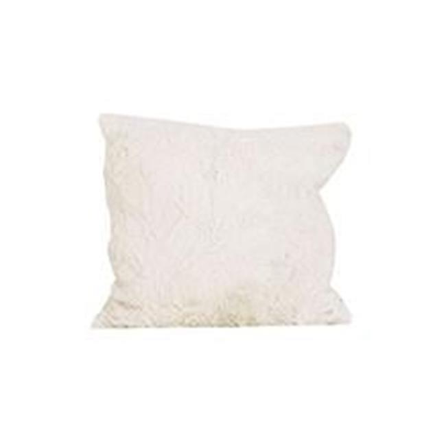 Cotton Tale RDDP Cotton Designs Dot Faux Fur Decor Pillow  Raspberry