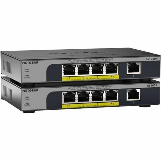 Netgear GS105PP-300NAS Business GS105PP Ethernet Switch - 5 Ports