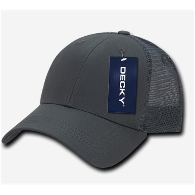 Decky 214-CHACHA Low Crown Mesh Golf Cap - Charcoal
