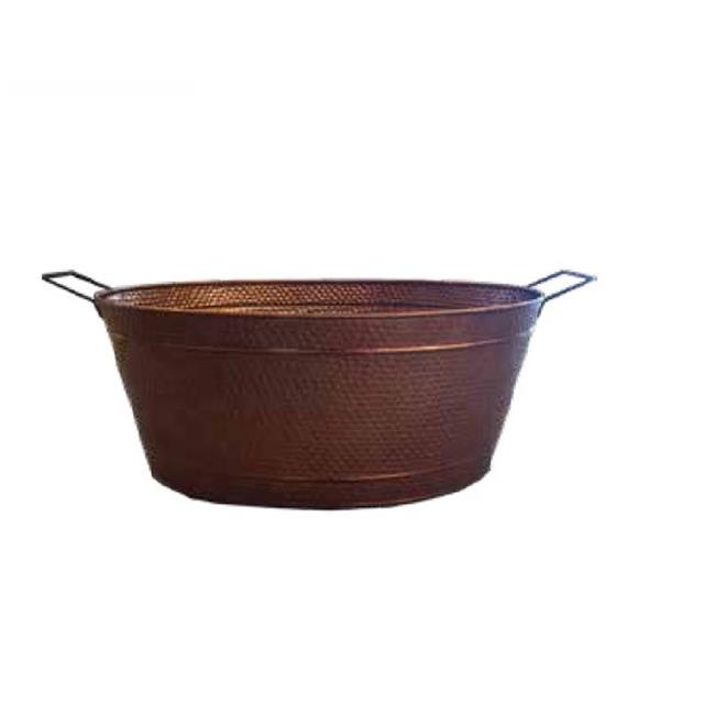 Dagan 1550 Hammered Steel Log Bucket Copper