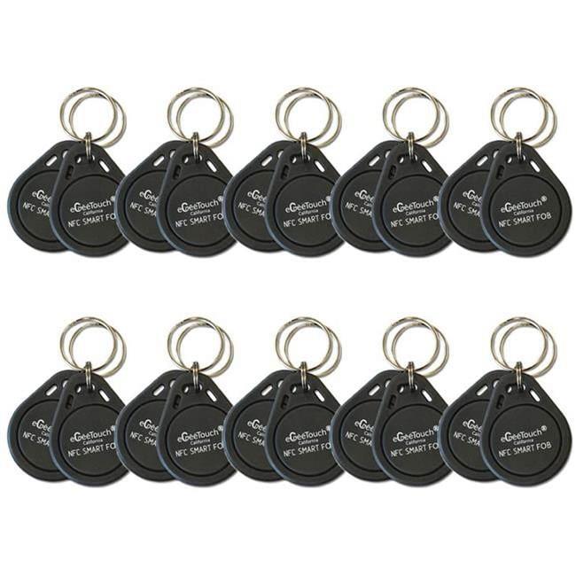 eGeeTouch 5-NFC-2020SF Smart NFC Key Fob for All Smart Locks - Pack of 20