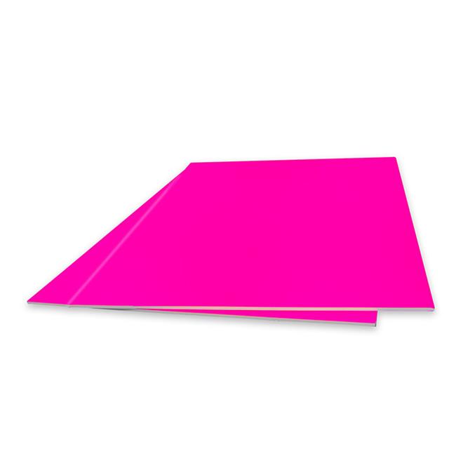 Bazic 1774793 20 x 30 in. Foam Board Fluorescent Pink - Case of 25