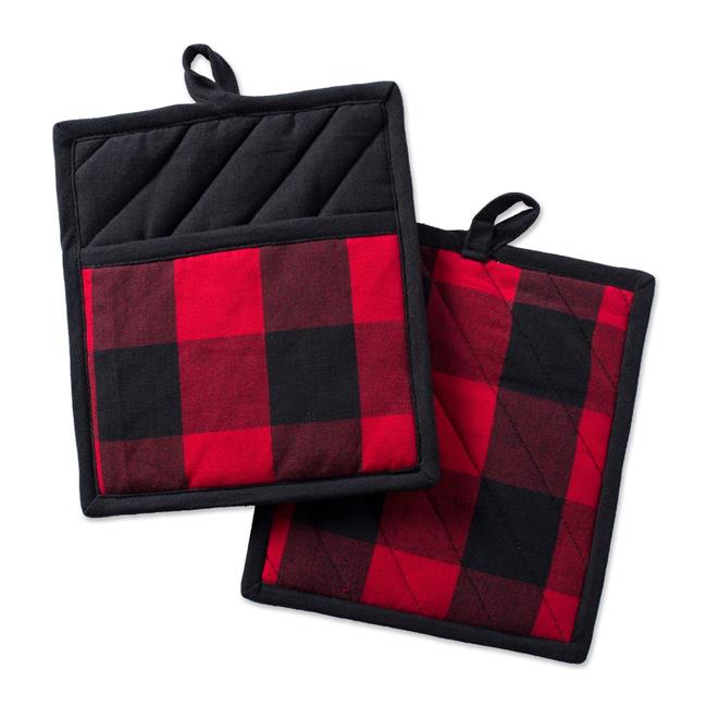 Red Buffalo Check Pot Holder Set of 2