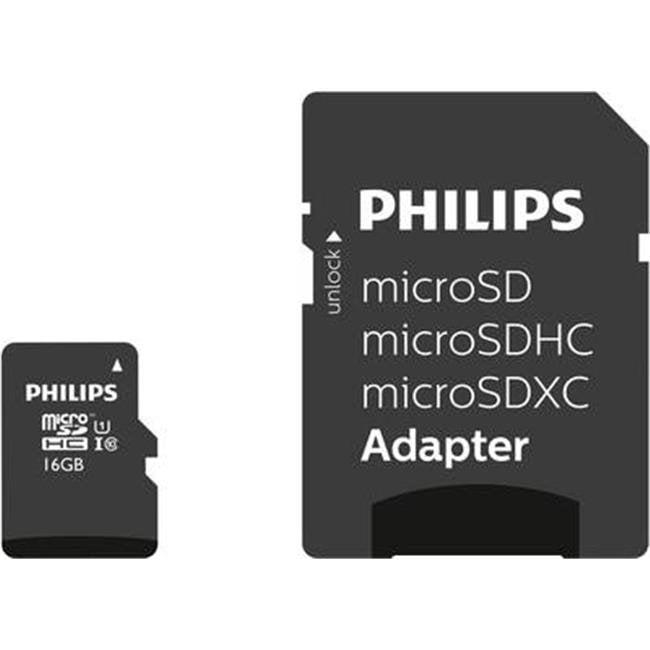 Philips PHMSDM32GHC10U1 32 GB Uhs-i U1 Class 10 Micro SD adapter