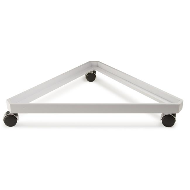 Econoco WTE-3TB 3-Way Triangle Base for Grid  White