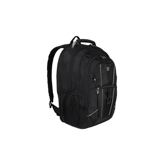 Dejuno 25DJB-703-BLACK 15.6 in. Backpack with Checkpoint-Friendly Laptop & Ta...