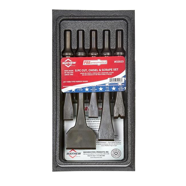 Mayhew Steel Products MH32023 Cut Chisel & Scraper - 5 Piece
