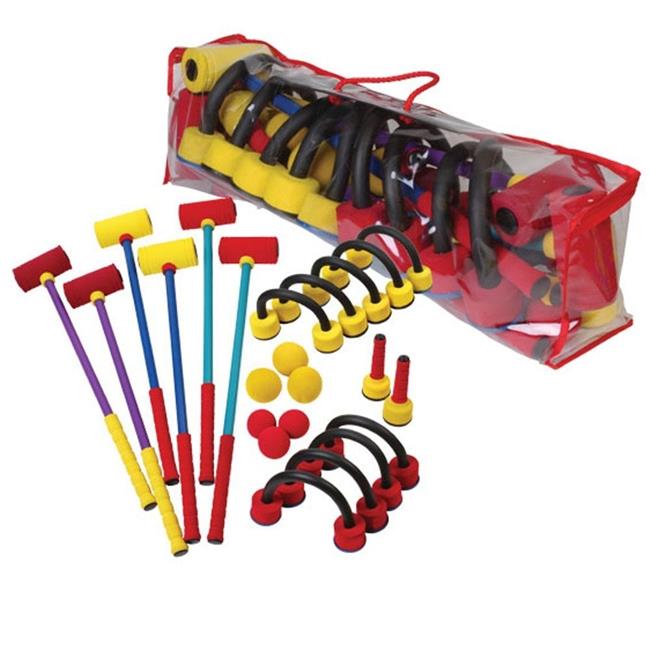 Champion Sports CHSFCRSET Foam Croquet Set - Multi Color