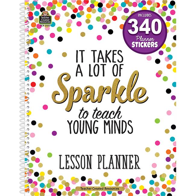 Teacher Created Resources TCR2152 Confetti Lesson Plan Book