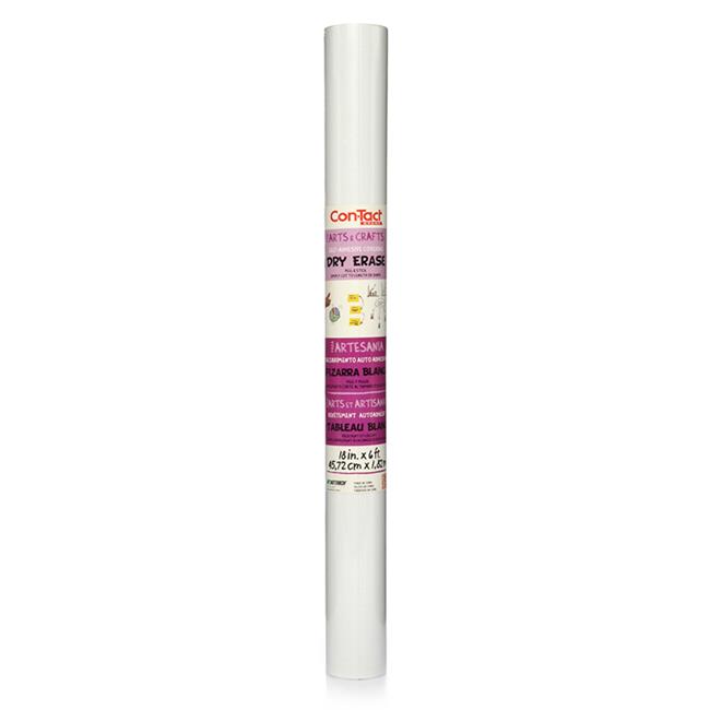 Kittrich KIT06FC904206-3 Adhesive Roll Dry Erase - 18 x 6 in. - 3 Each