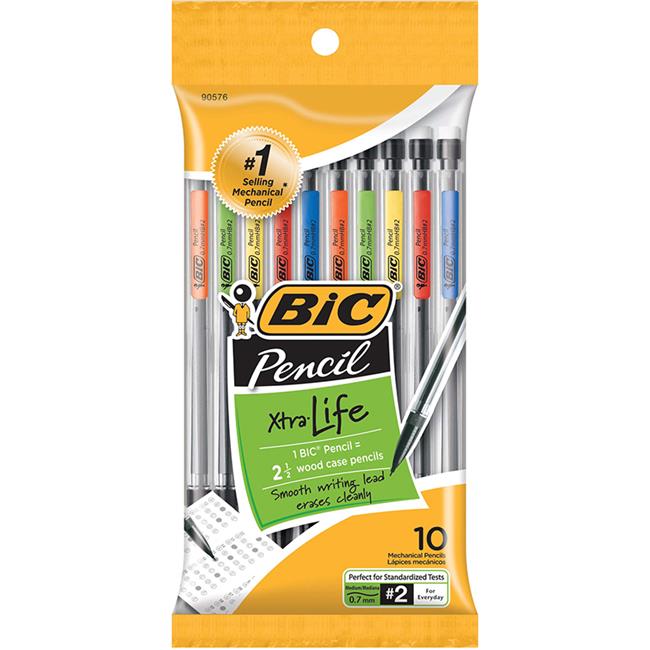 Bic USA BICMPP101-3 0.7 mm Mechanical Pencils - 10 Per Pack - Pack of 3