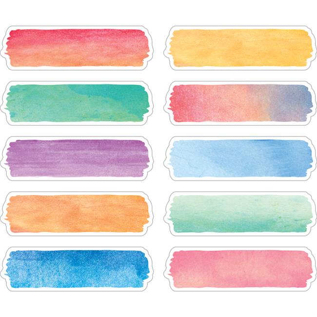 Watercolor Labels - Pack of 3