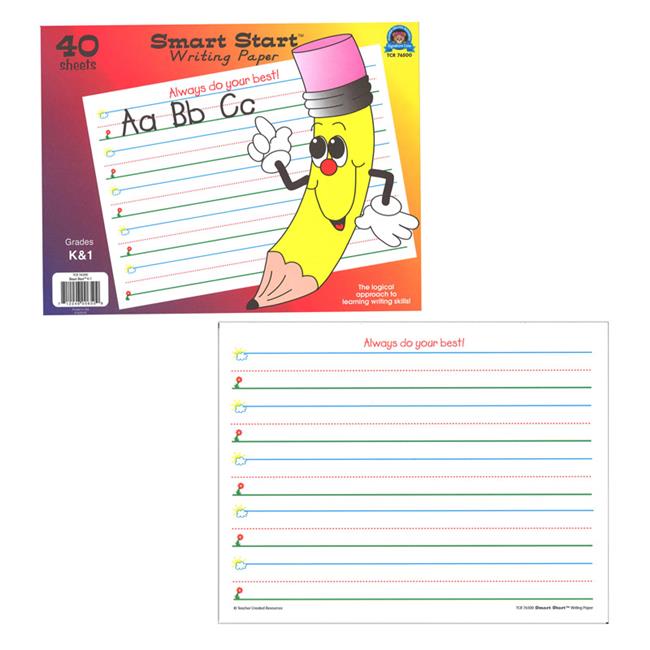 Teacher Created Resources TCR76500-3 Smart Start K-1 Writing Tablet - 3 Each