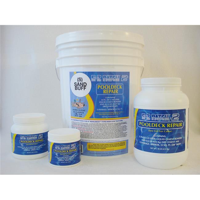E-Z Products EZP-122 10 lbs White Pool Deck Repair