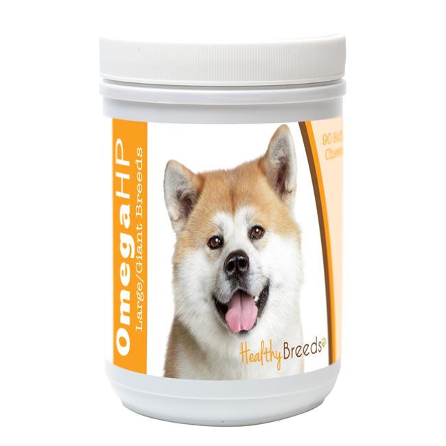 Healthy Breeds 840235100584 Akita Omega HP Fatty Acid Skin & Coat Support Sof...