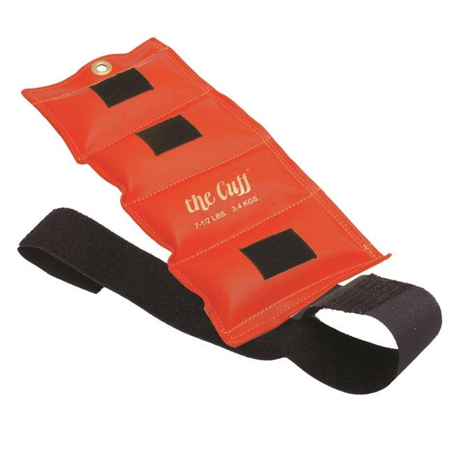 The Cuff 10-2512 7.5 lbs Deluxe Ankle & Wrist Weight  Orange