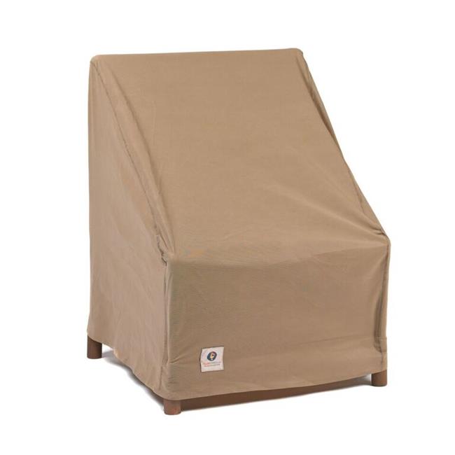 Duck Covers ECH323736 32 in. Duck Covers Essential Patio Chair Cover - Latte