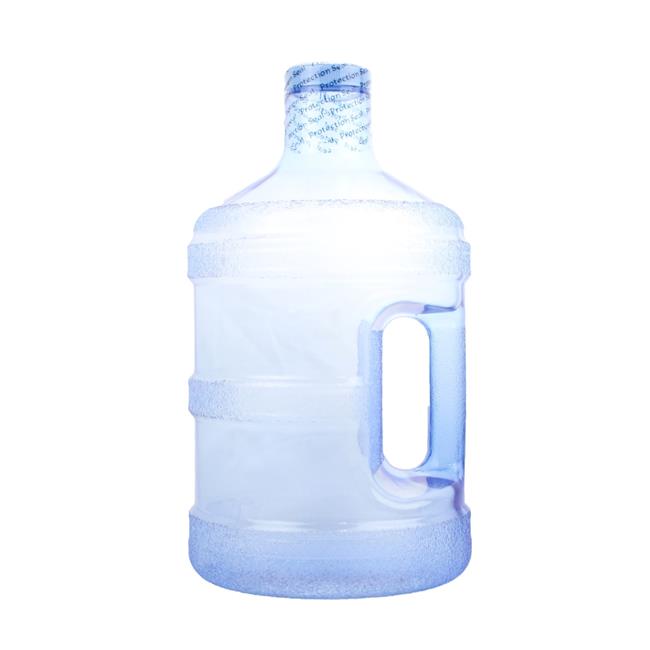 H8O PG1GTH-48-NBlue 1 gal Round Water Bottle with 48 mm Cap  Natural Blue
