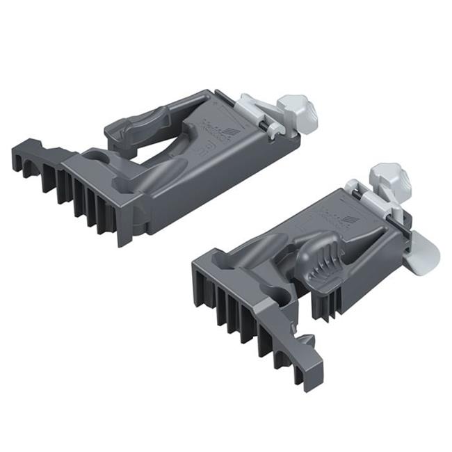 Hettich HT9306533 Quadro V6 1D Front Fixing Clip Set for 0.5 in. Subfront
