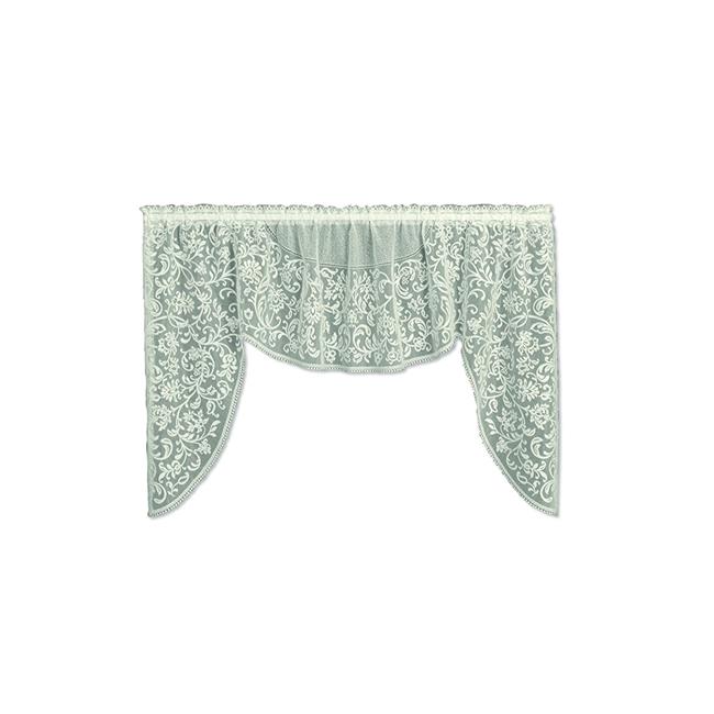 Heritage Lace 6285C-S Eloquence 72 x 38 in. Swag - Cream
