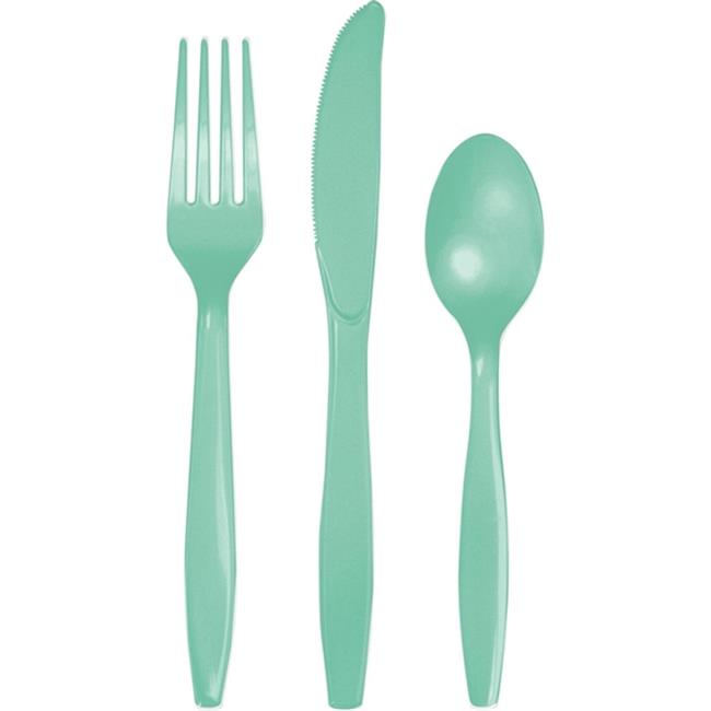 Hoffmaster Group 324482 Fresh Mint Assorted Cutlery  Pack of 12 - 18 per Pack - Bild 1 von 1