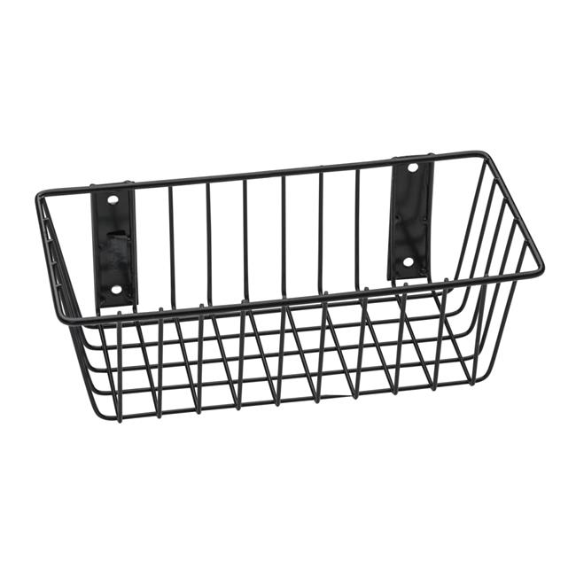 Rack Em Racks 9075-B Universal Wire Basket  Black - 12 x 6 x 4 in.