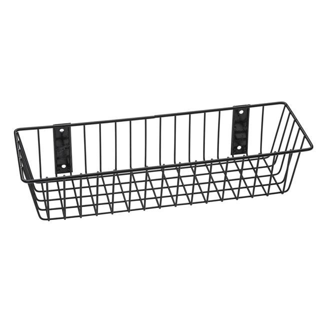 Rack Em Racks 9076-B Universal Wire Basket  Black - 18 x 6 x 4 in.