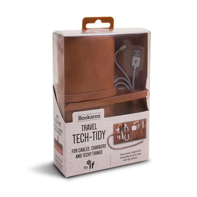 If USA 41002 Bookaroo Travel Tech Tidy Cases  Brown
