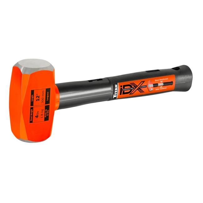 Titan TIT63614 IDX Indestructible Drilling Hammer Black - 4 lbs