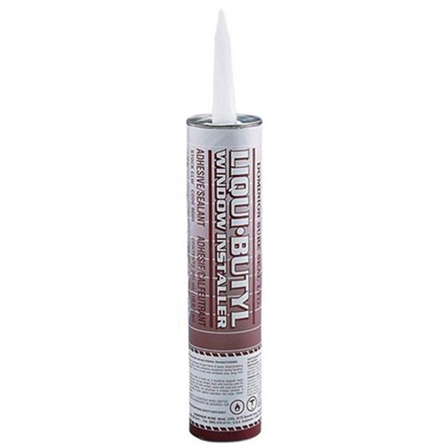 Dominion Sure Seal DOMCLW Liquid Butyl Sealer - 300 ml Cartridge - Black - Li...