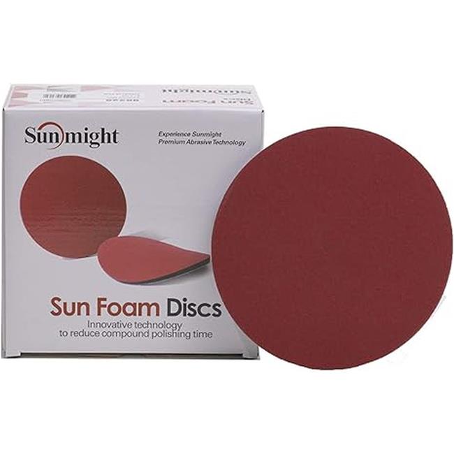 Sunmight SUA97223 6 in. Sun Foam SC No Hole Grip Foam Disc Grit 2000