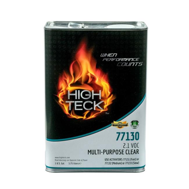High Teck HIT77130-1 1 gal Multi-Purpose Clearcoat - Liquid - 2.1 lbs & VOC -...