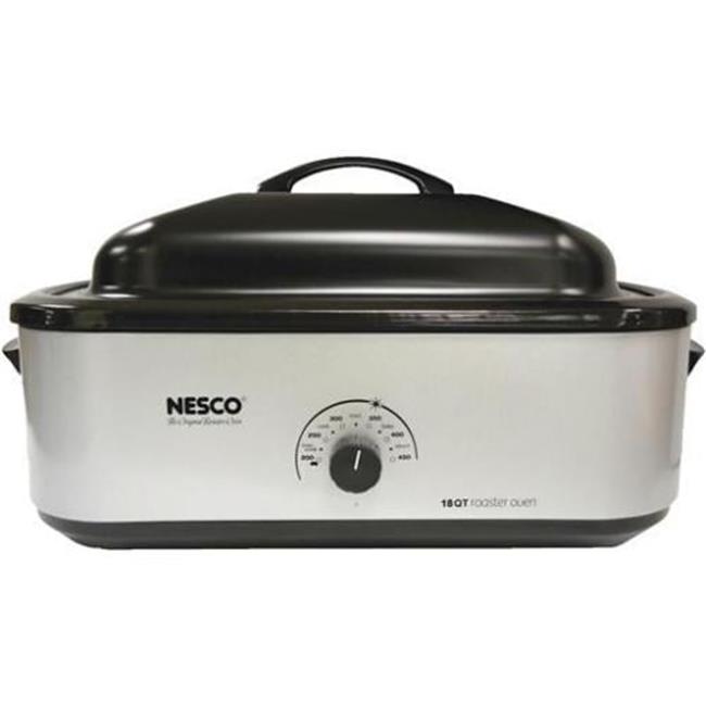 Nesco QZ5925 18 qt Roaster Oven  Metallic Silver