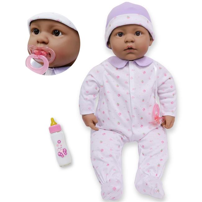 La Baby Play Doll - 20 in. Hispanic Soft Body Baby Doll in Baby Outfit Purple...