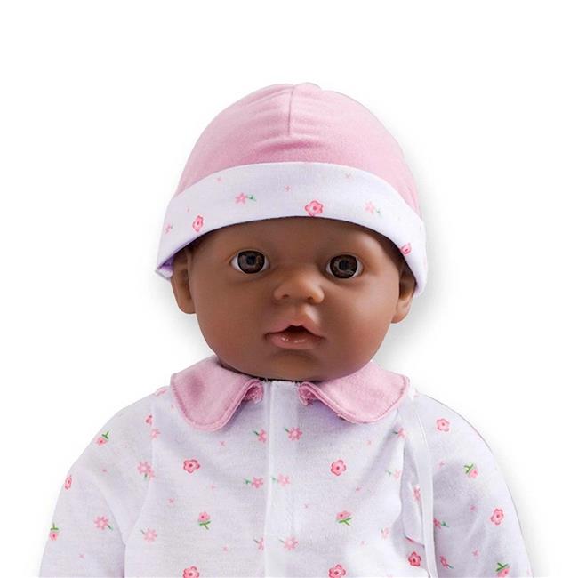 La Baby 15031 Soft Body Baby Doll in baby outfit. African American. Purple w/...