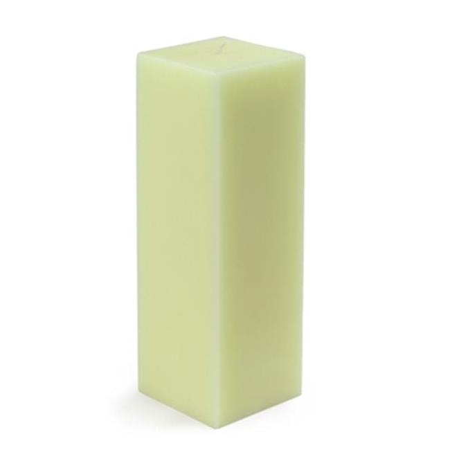 Jeco CPZ-152 3 x 9 in. Square Pillar Candle  Ivory