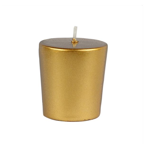 Jeco CVM-001 Votive Candles  Metallic Bronze Gold - 12 Piece per Box