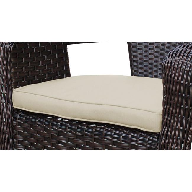 Jeco W00402-FS006CS 2 in. Clark Single Chair Cushion  Tan