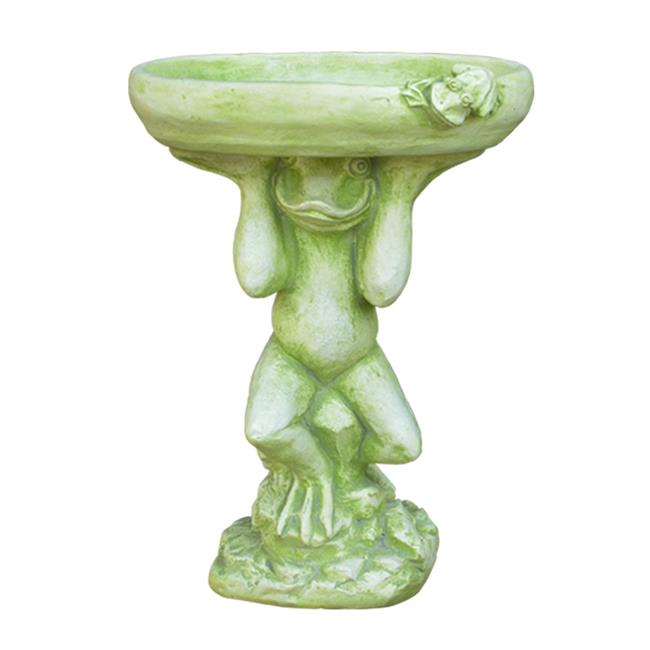 Jeco ODBB005 25 in. Frog Birdbath